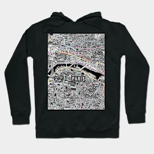 Paris metro map Hoodie